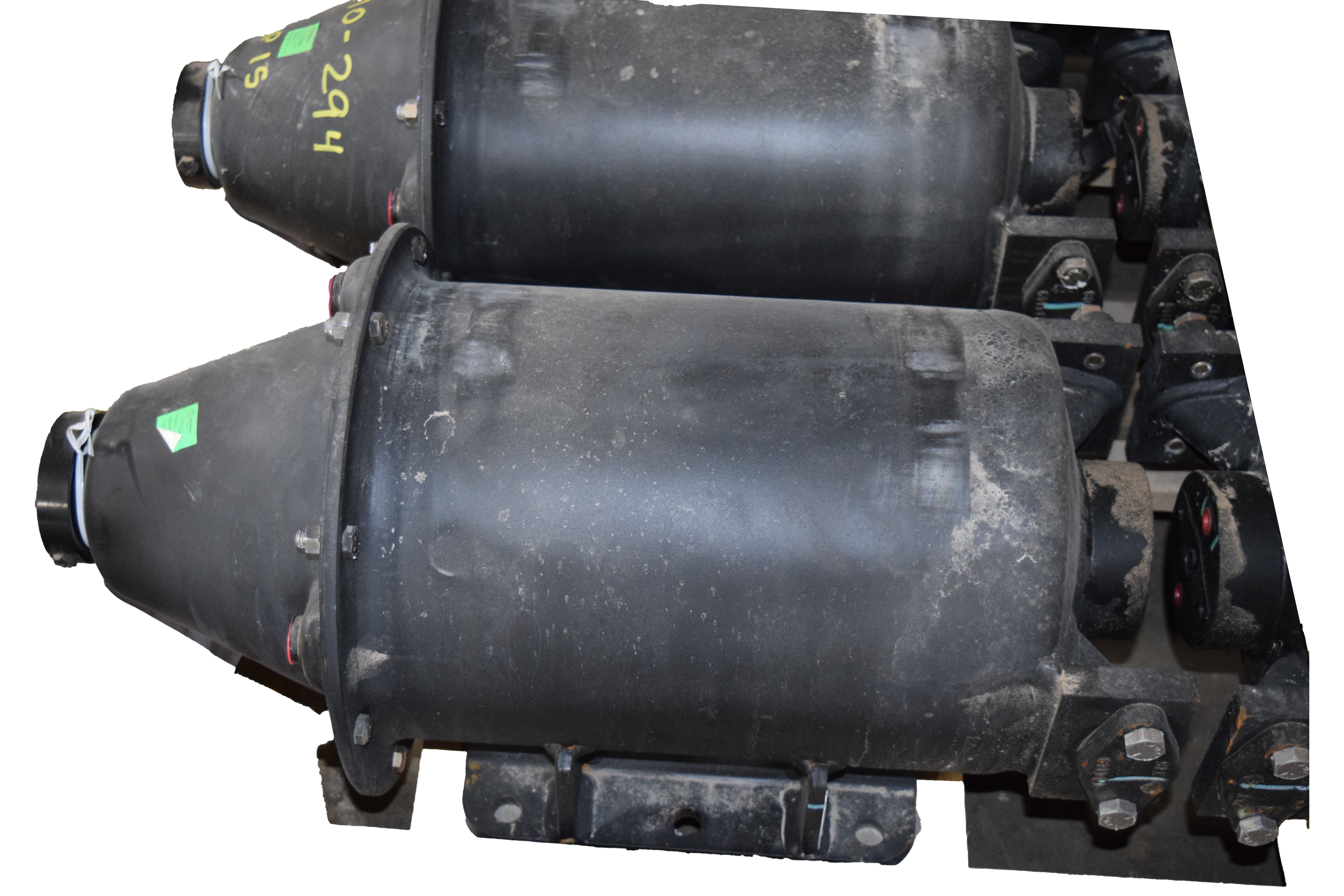 AIR BRAKE-CYLINDER, 10 IN X 12 IN, UNIVERSAL APPLICATION WITH SIDE AND REAR PORTS