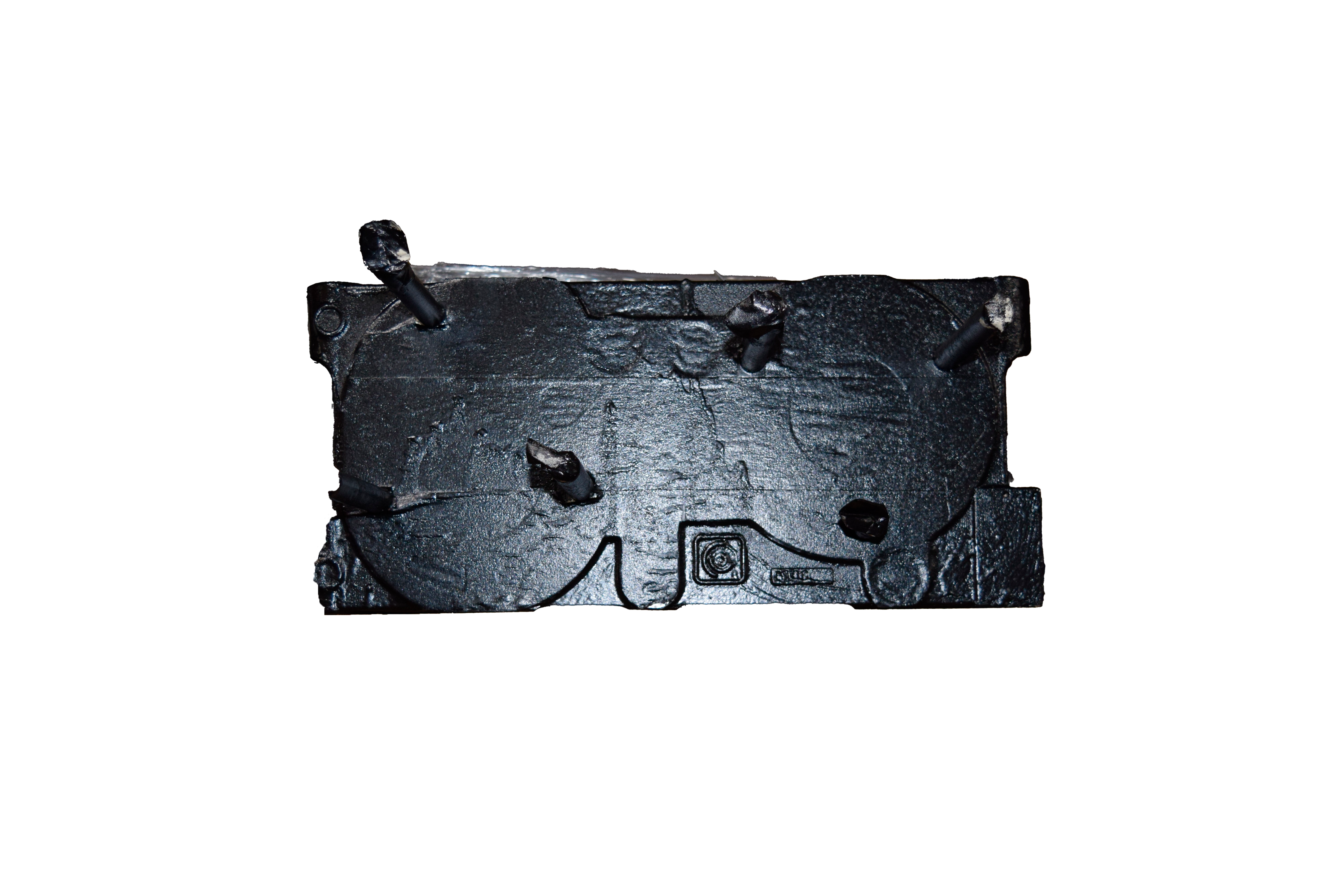 AIR BRAKE PART, SINGLE SIDED PIPE BRACKET, ALUMINUM (RECONDITIONED)