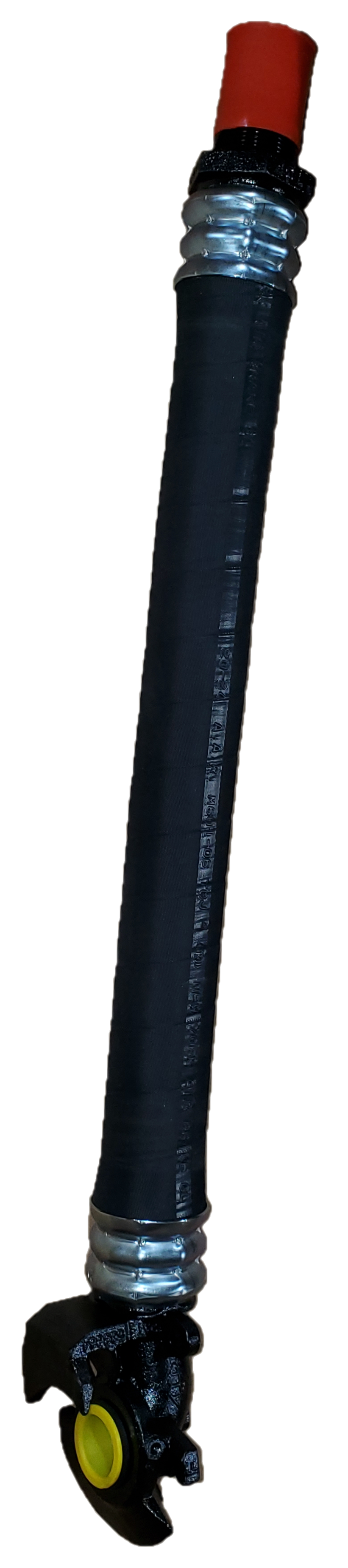 HOSE ASSEMBLY, STANDARD END HOSE , 1-3/8 IN X 22 IN, LOW TEMPERATURE HOSE (W/ COLD LOCK WIDE LIP GASKET)