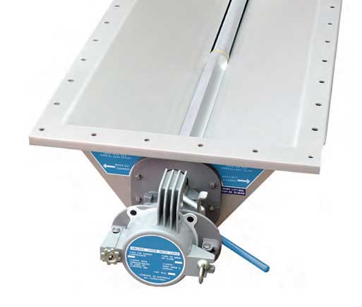 Pneumatic Gate for Plastics - Double Groove