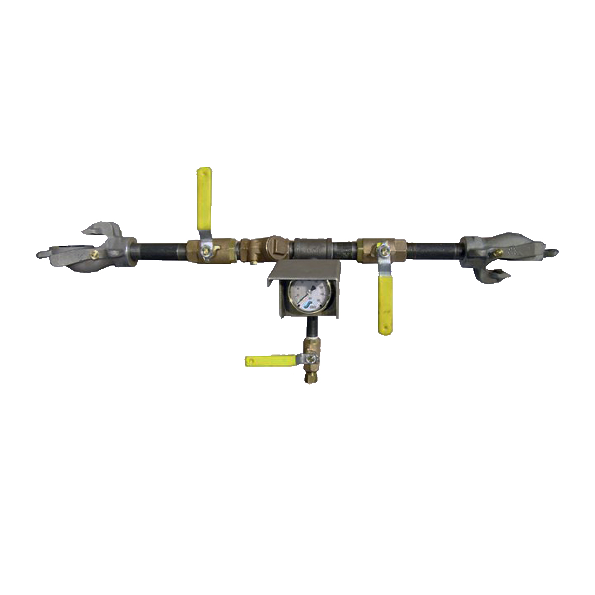Portable Train Yard Test Device with Hard Pipe Connections