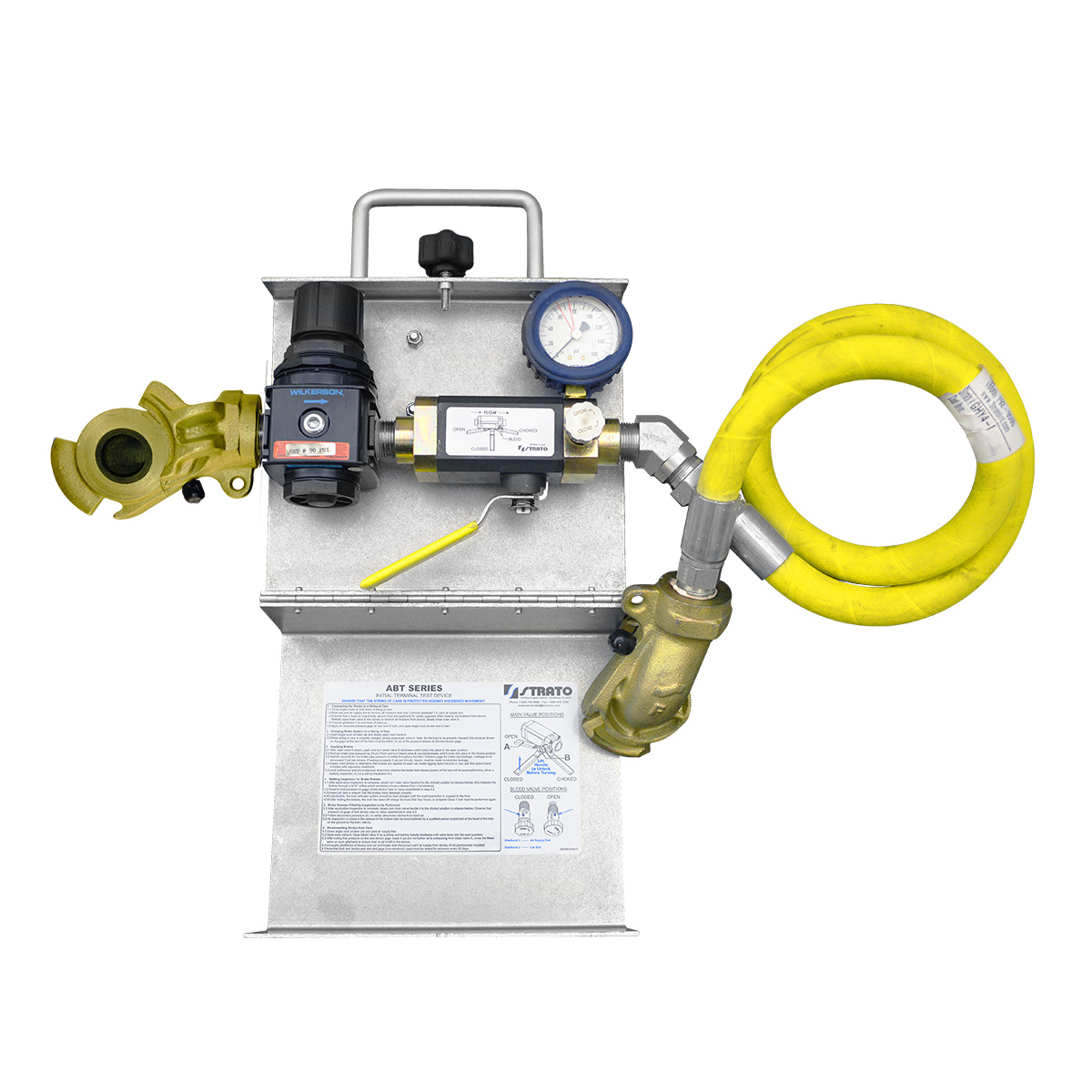 Terminal Test Device w/Carrying Case and 4' Hose Assembly
