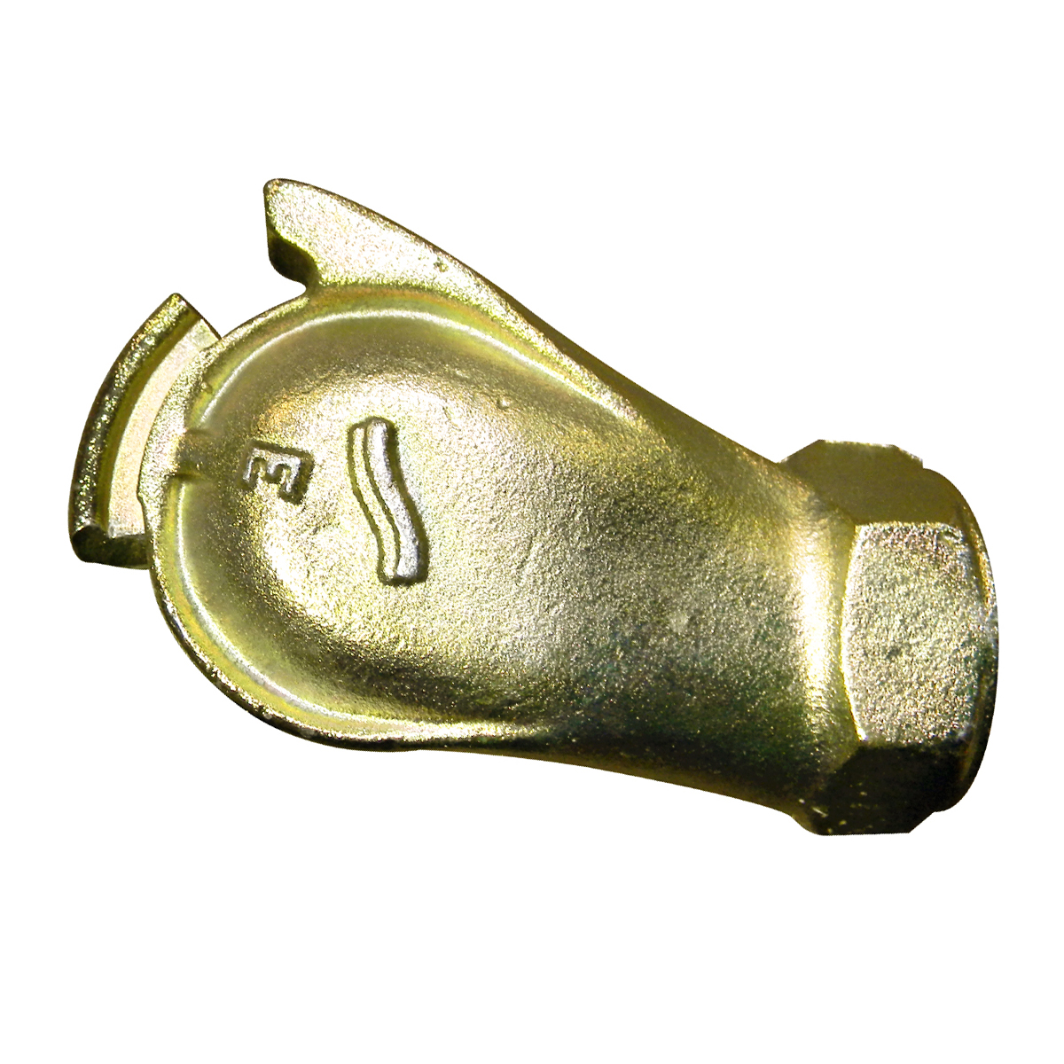 ES-3 Style Gladhand with +15° offset and 3/4" Female NPTF