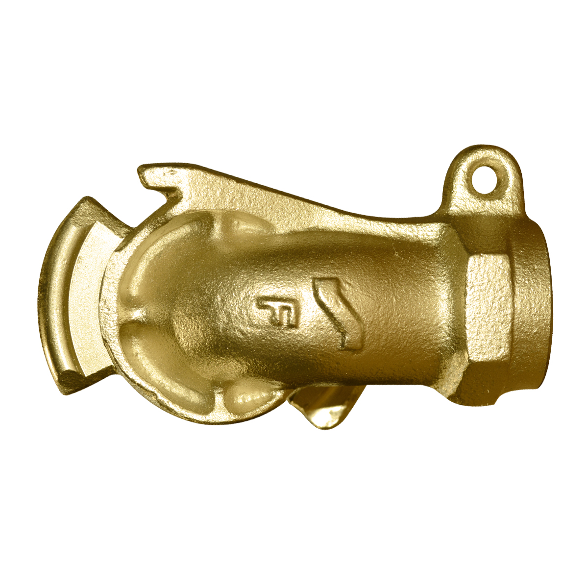 1" Thread F-Type Gladhand 0° Offset with 1/8" Vent Valve