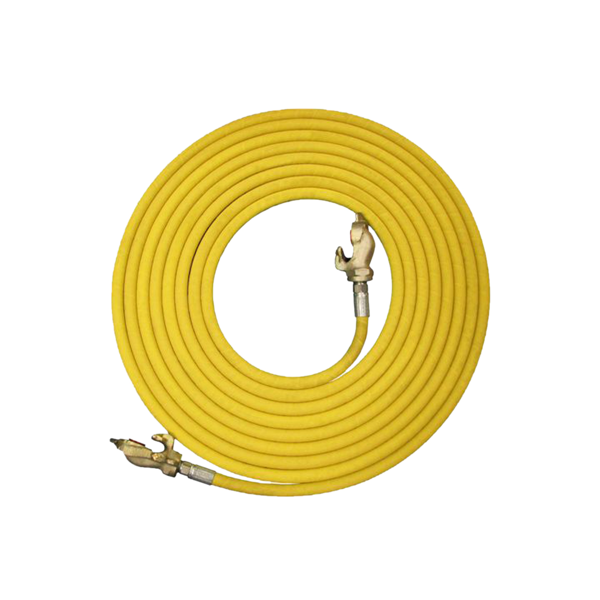 Yellow Ground Hose Assembly - 3/4" Diameter with Standard Gladhand each end - 1...
