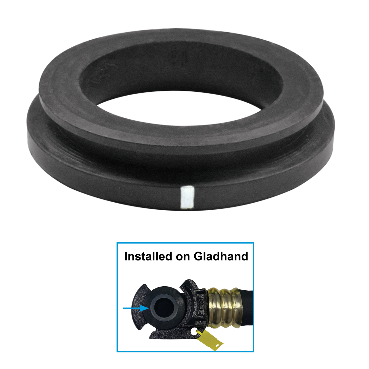 Wide Seal Gladhand Gasket - fits standard gladhands.