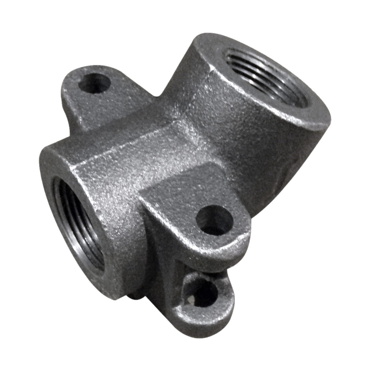 60° Locomotive Elbow Manifold Casting with 1-1/4" Pipe Thread