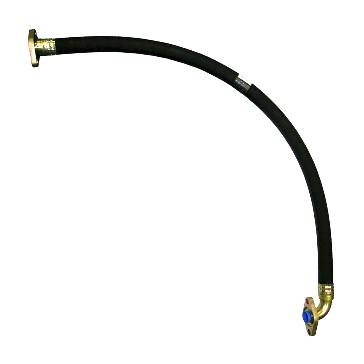 1-3/8" ID Flanged Intermediate Hose Assembly - 1-1/4" Straight Flange by 1-1/4" ...