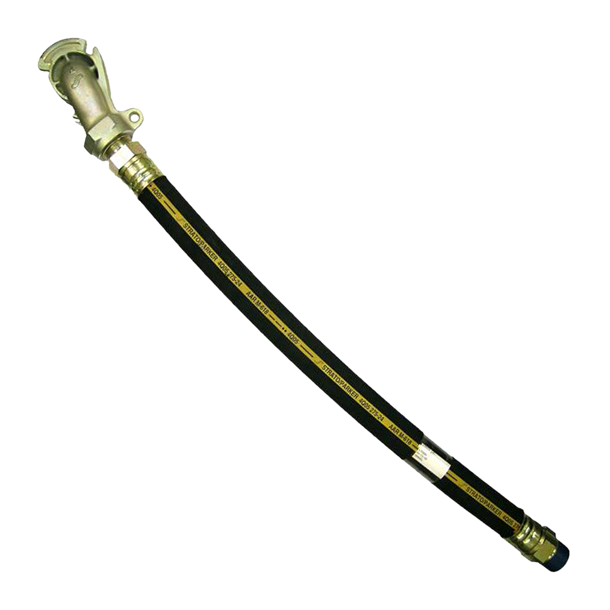 1-3/8" ID Locomotive Trainline Hose Assembly - 1-1/4" Male Fitting x 1-1/4" Male...