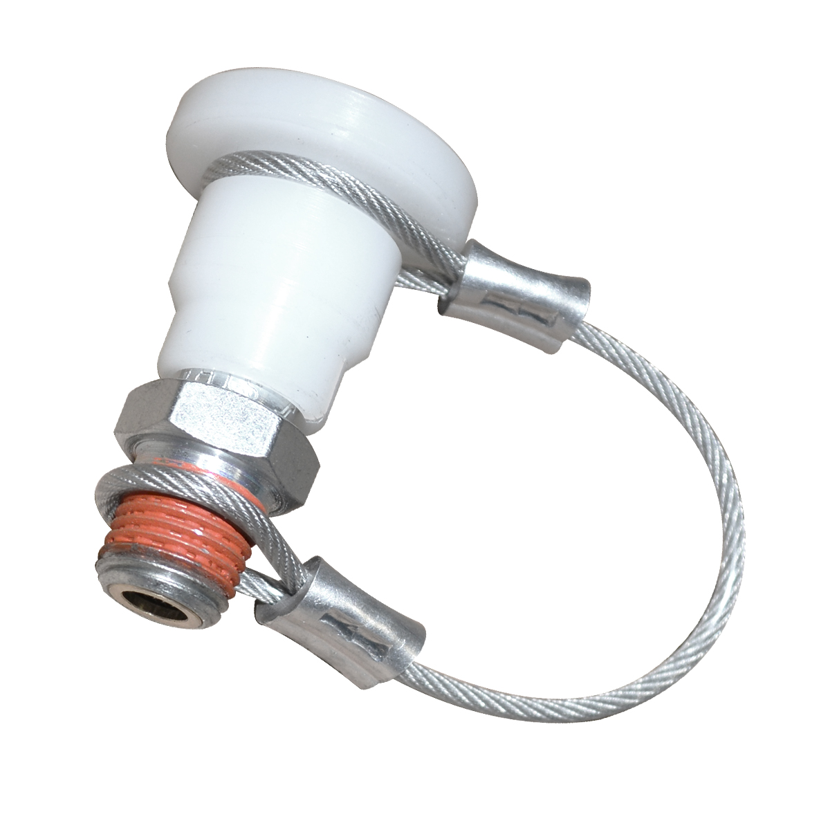 1/4" Male Quick Disconnect and Valve Cap Assembly