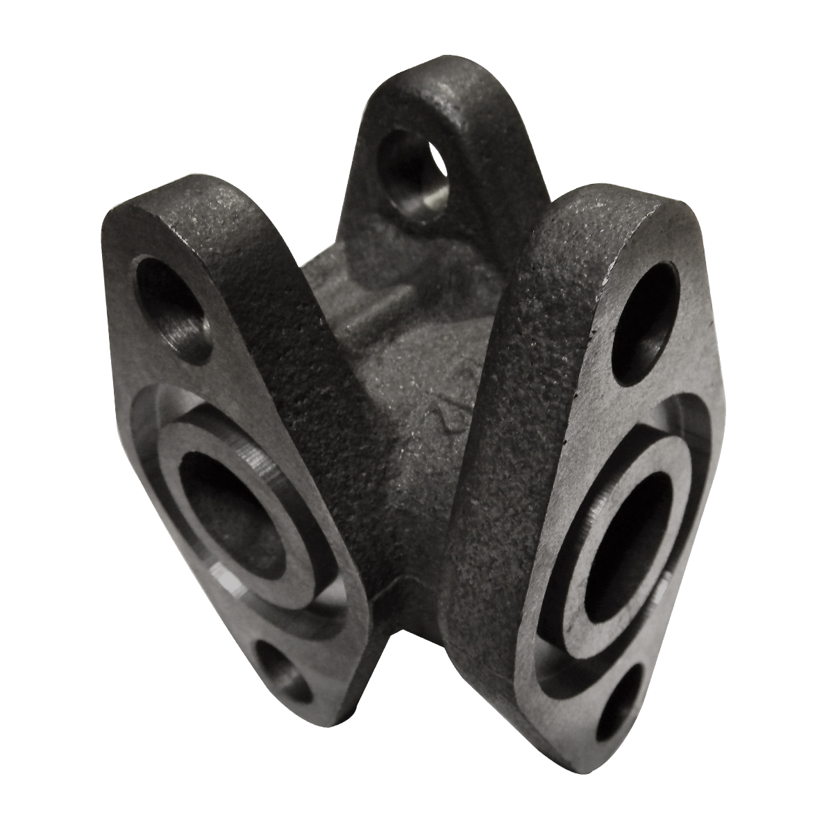 3/4" Reinforced Flanged Tee with Grooves