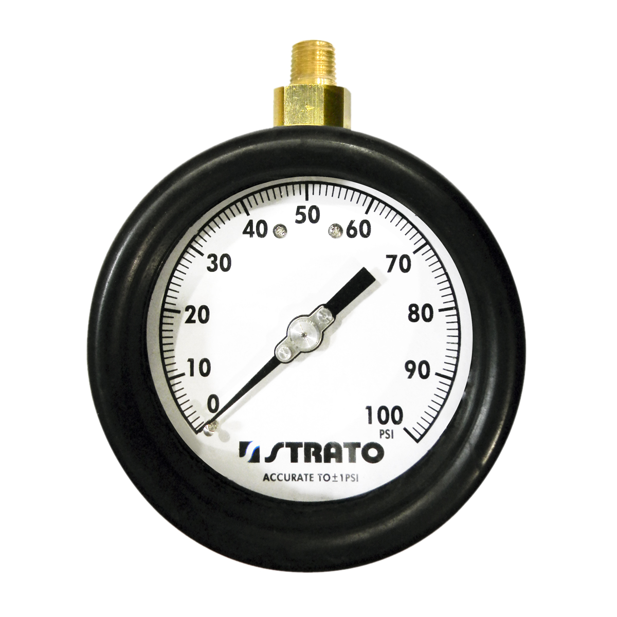 Heavy Duty Gauge - 4" Top Mount with Shock Resistant Rubber Cover