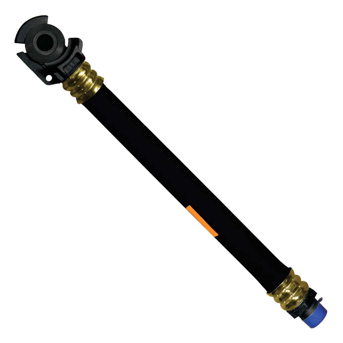 Straight Shank Trainline Air Brake Hose Assembly with Wide Seal Gasket - 26.75" ...