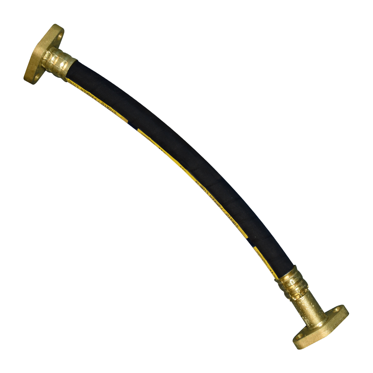 7/8" ID Empty/Load Hose Assembly - 3/4" Straight Flange x 3/4"Long Flange Fittin...