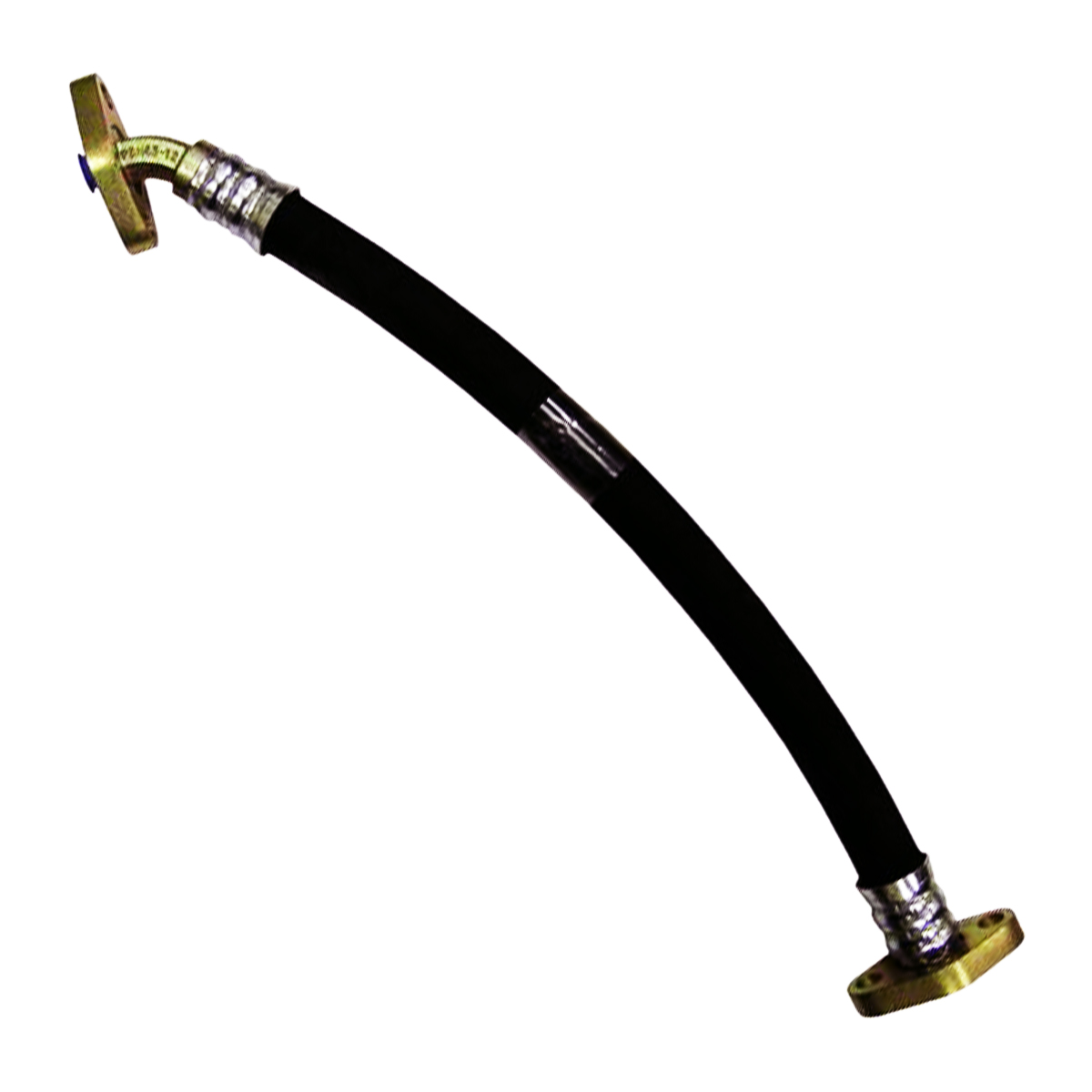 7/8" ID Empty/Load Device Hose Assembly - 3/4" Straight Flange x 3/4" 45° Flang...