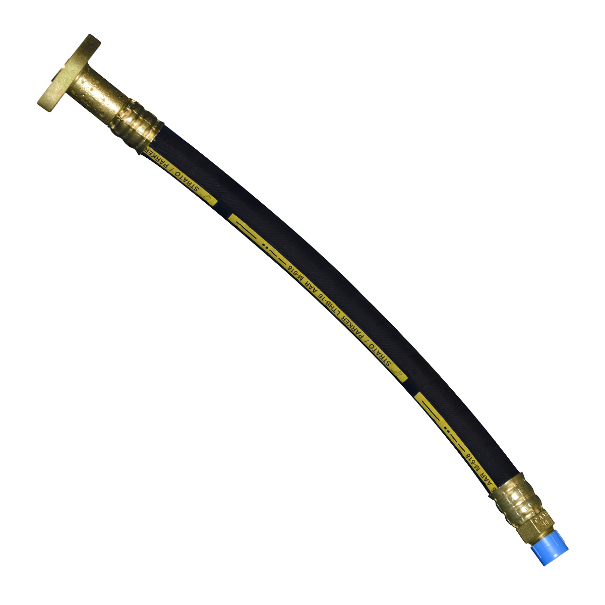 7/8" ID Empty/Load Hose Assembly - 3/4" Male Pipe x 3/4" Long Swivel Flange - 31...