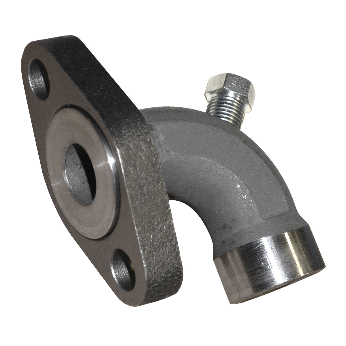 3/4" x 1/2" 90° Flanged Socket Weld Assembly without Groove, with Test Port and...