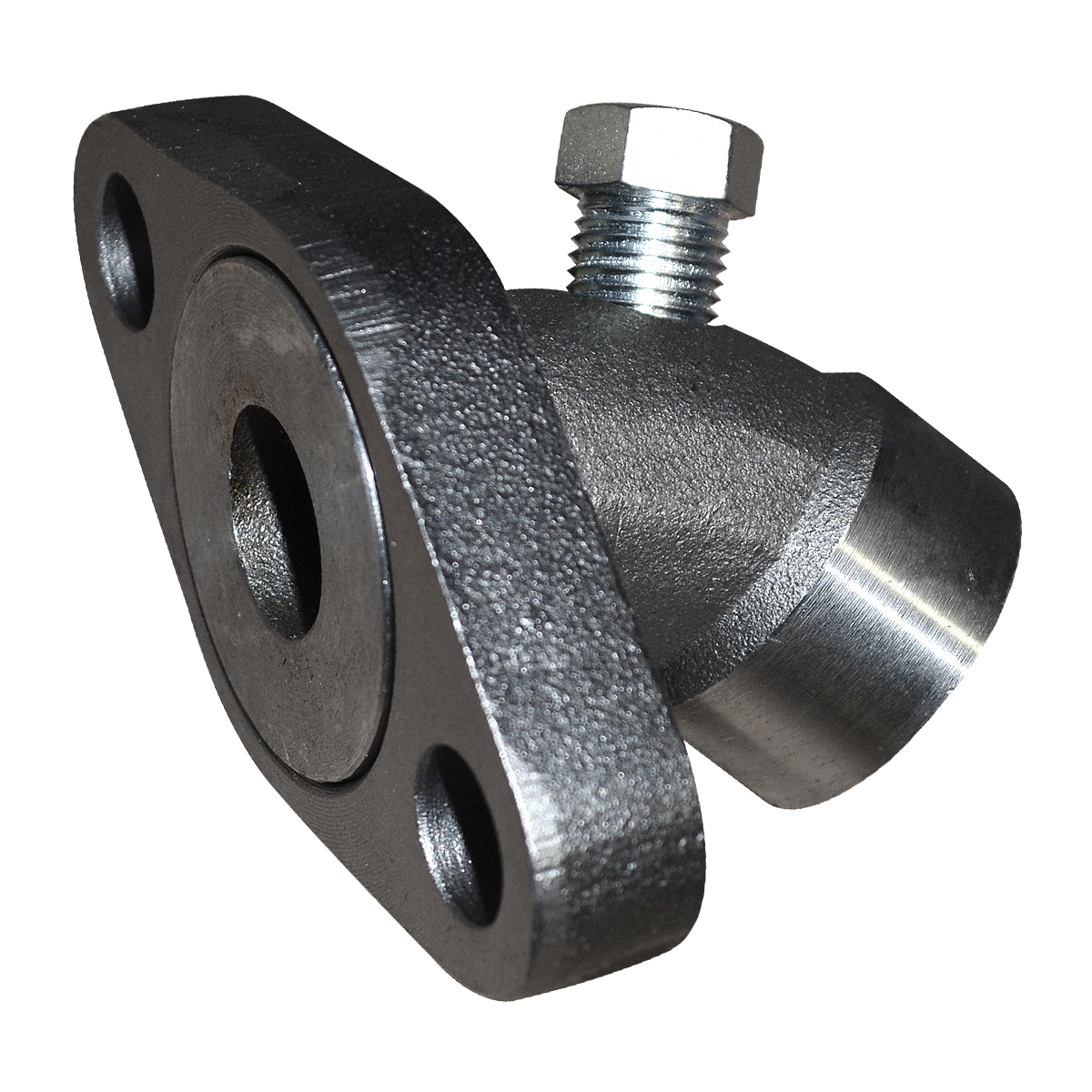 3/4" 45° Flanged Socket Weld Assembly with Groove, with Test Port and Pipe Plug...