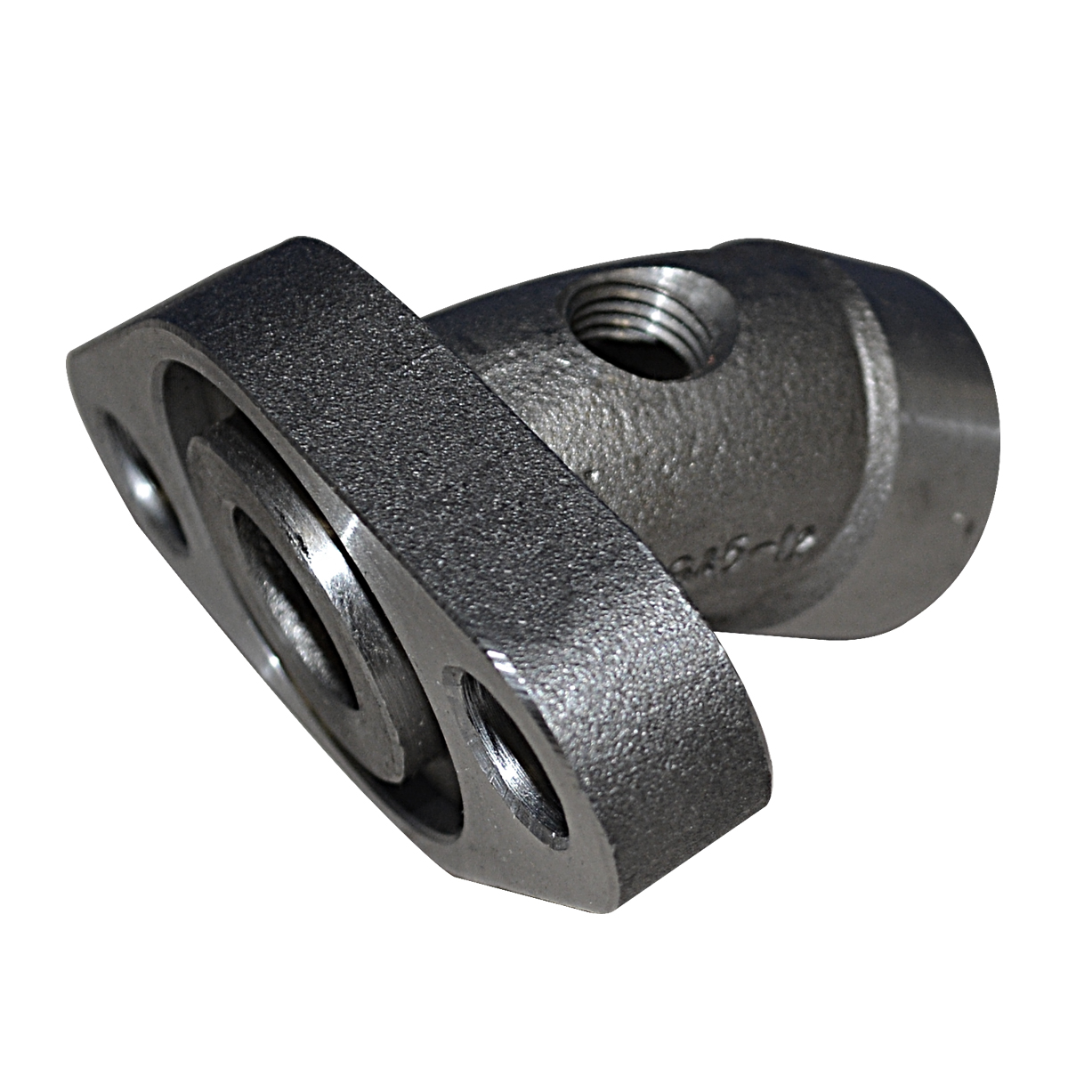 3/4" 45° Flanged Socket Weld Assembly with Groove, with Test Port