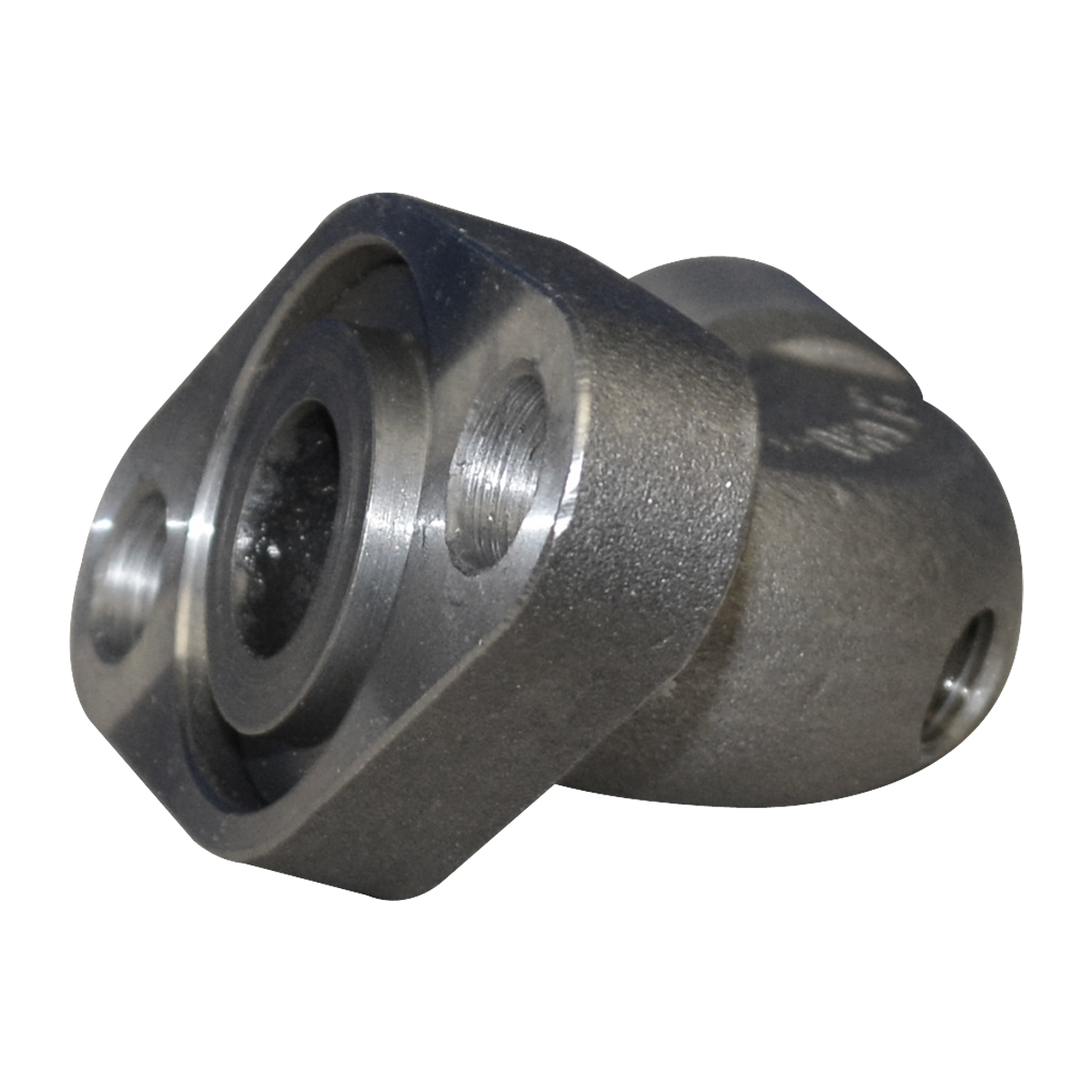 3/4" 90° Flanged Socket Weld Assembly with Groove, with Test Port