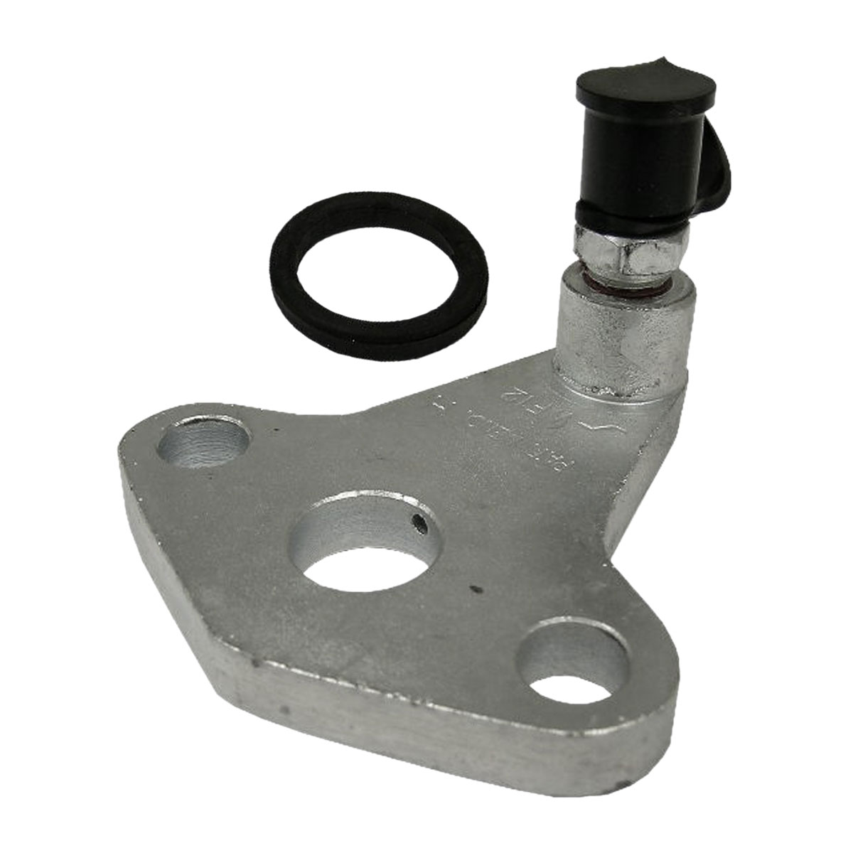3/4" 90° Wafer Flange Assembly with Male Quick Disconnect, Valve Cover, and Gas...