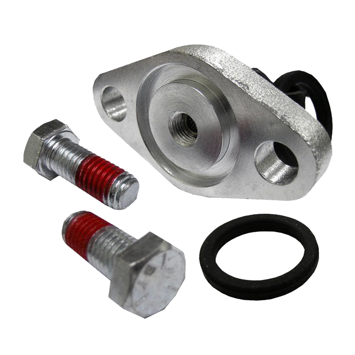 3/4" Blanking Wafer Flange Fitting with Male Quick Disconnect- Dust Cover- Gaske...