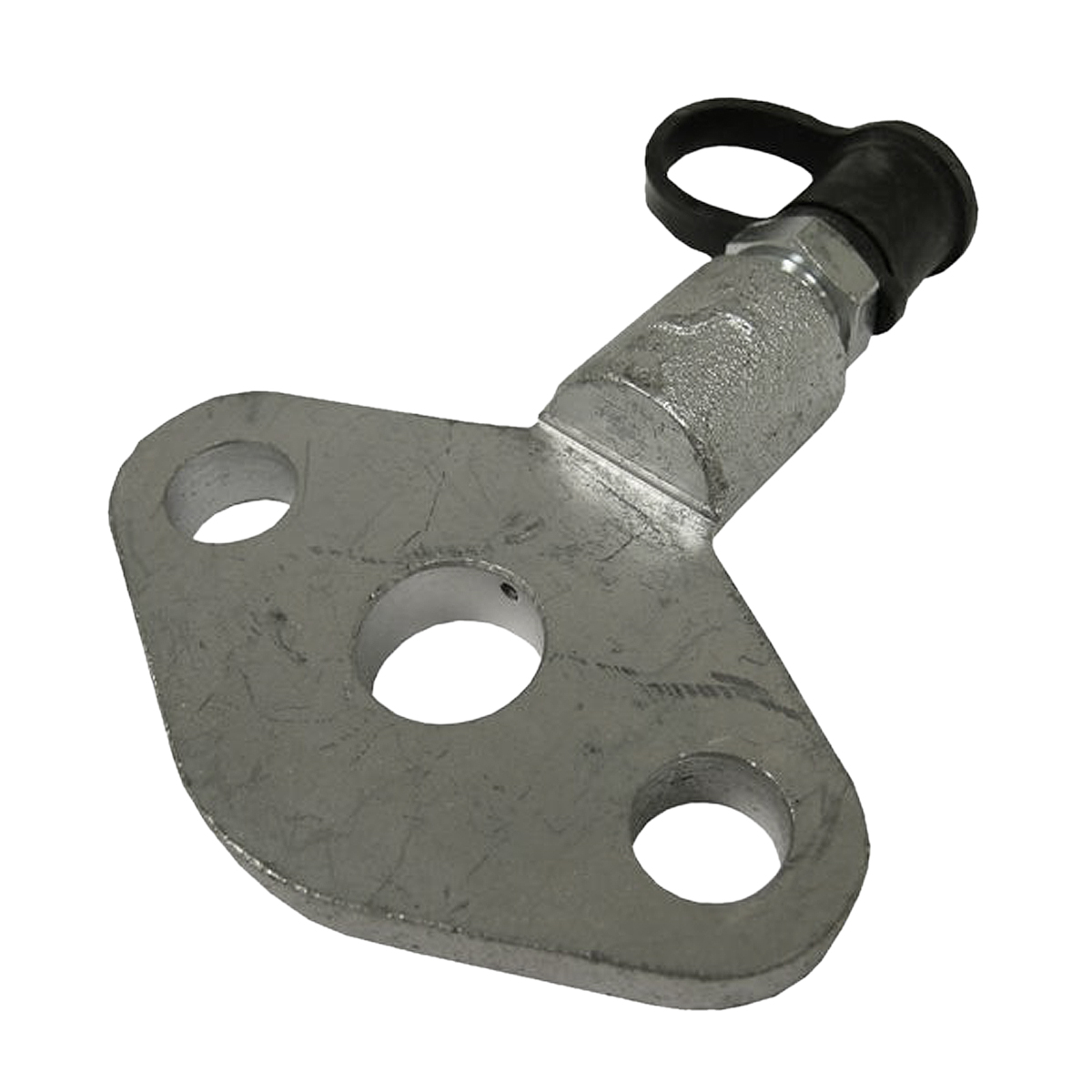 1/2" Straight Wafer Flange with Male Quick Disconnect and Valve Cover