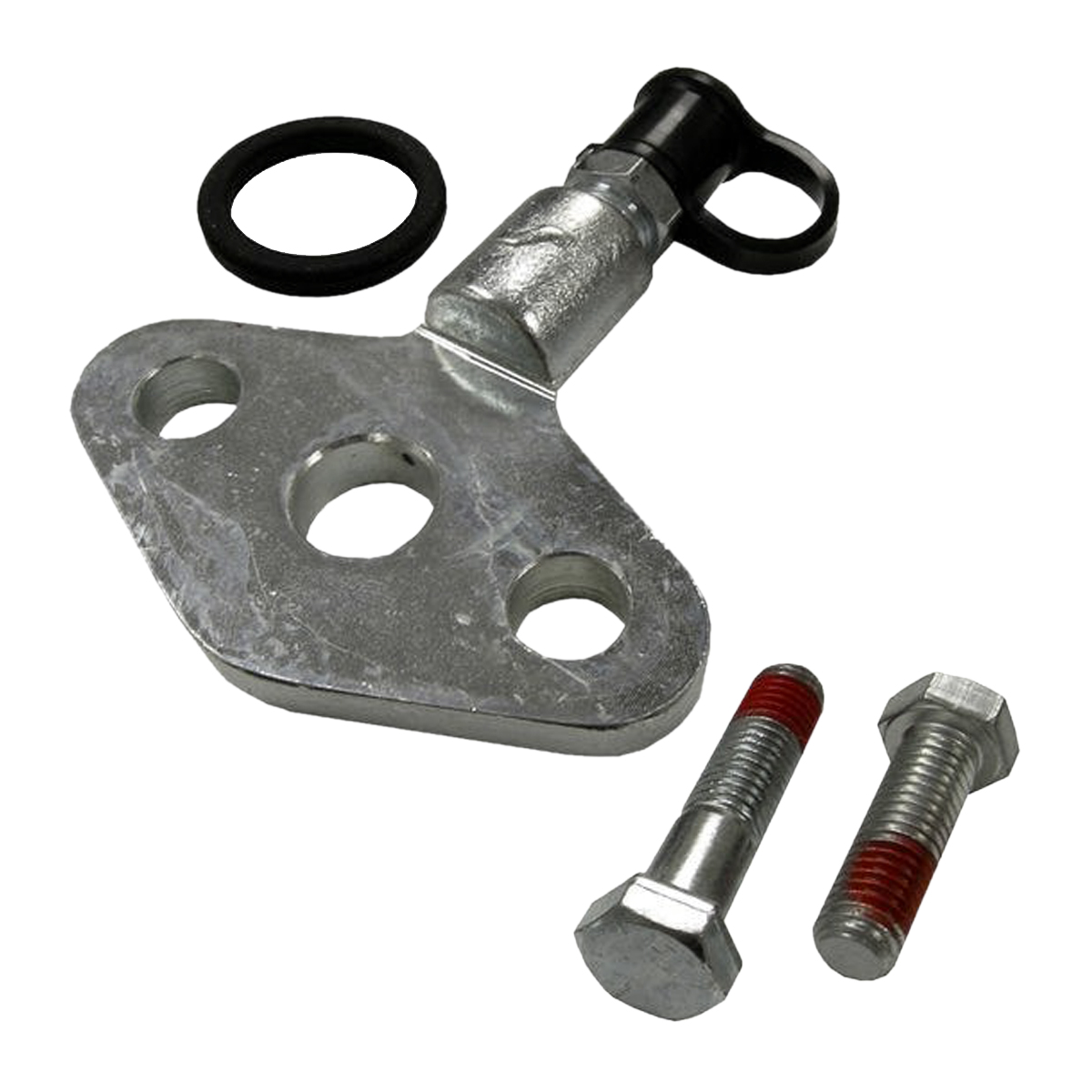 1/2" Straight Wafer Flange with Male Quick Disconnect, Valve Cover, Gasket and C...