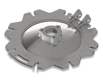 20-Inch 8 Bolt Stainless Steel Manway Cover with Quick Inspect Boss, ACF Arrangement