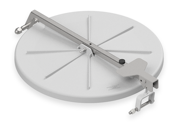 20-Inch Non-Vented Hatch Cover, Pullman Tri-Wheel