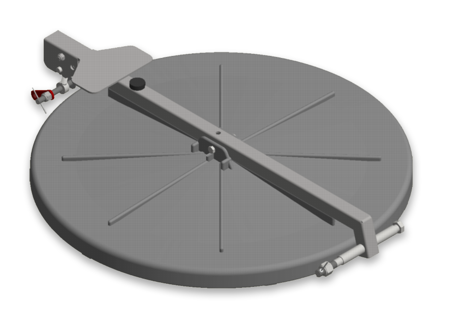 20-Inch Non-Vented Hatch Cover with Security Hardware, ACF