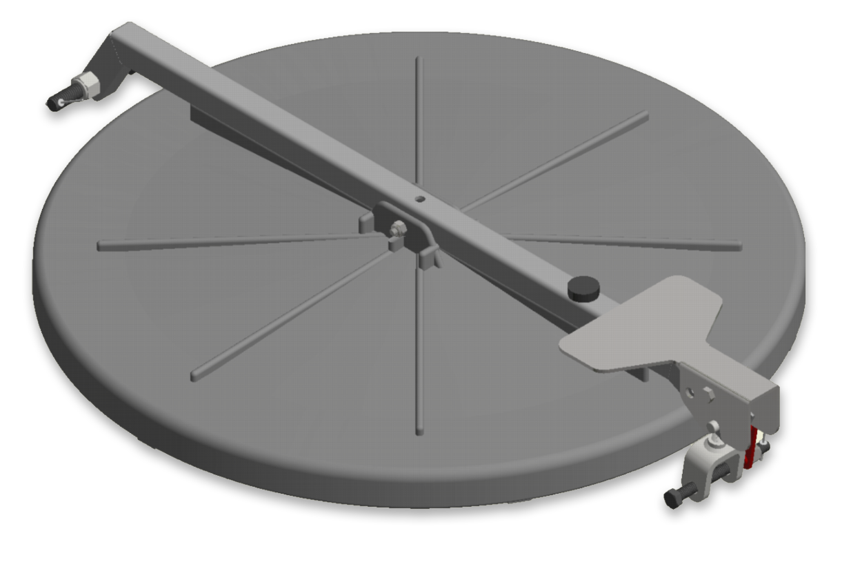 20-Inch Non-Vented Hatch Cover with Security Hardware, Trinity