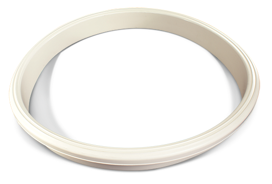 24-Inch Manway Nozzle Gasket, White FDA Nitrile