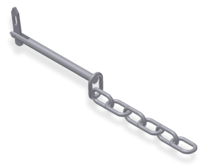 3/8 x 4-Inch Stainless Steel Seal Pin Assembly