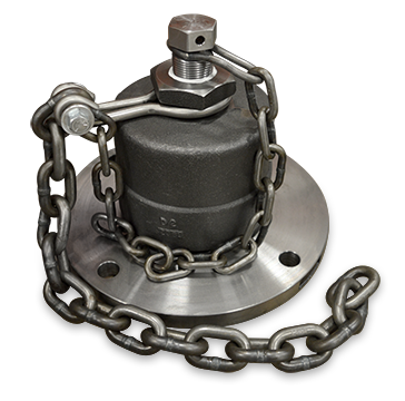 4-Inch Flanged Ductile Iron Quick Connect Assembly, Black Viton A Gaskets