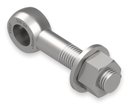 7/8 x 4-1/2-Inch Stainless Steel Eyebolt Assembly, Heavy Hex Nut