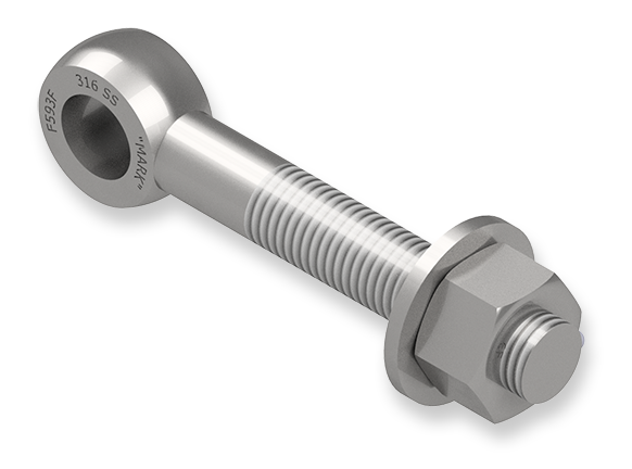 7/8 x 5-3/4-Inch Stainless Steel Eyebolt Assembly, Heavy Hex Nut