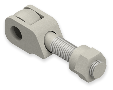 7/8 x 5-Inch Carbon Steel Eyebolt Assembly with Safety Catch, Heavy Hex Ferrule Nut