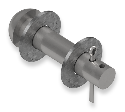 7/8 x 6-Inch Stainless Steel Button Head Rod
