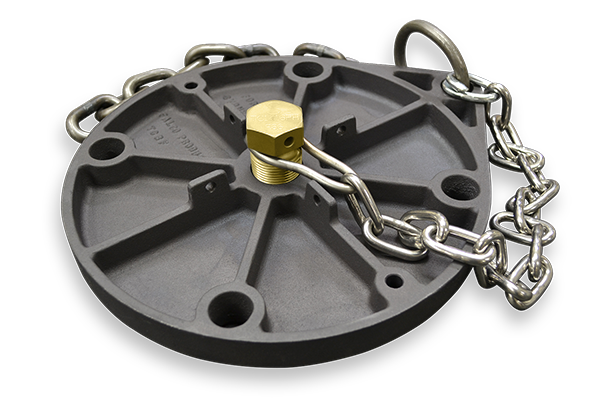 Blind Flange 6″, Brass Plug, 4 7/8″ bolt hole diameter