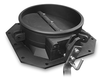 Carbon Black Butterfly Valve Without Cover