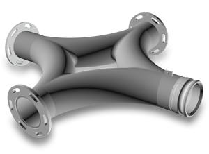 Double Y-Pipe 5″