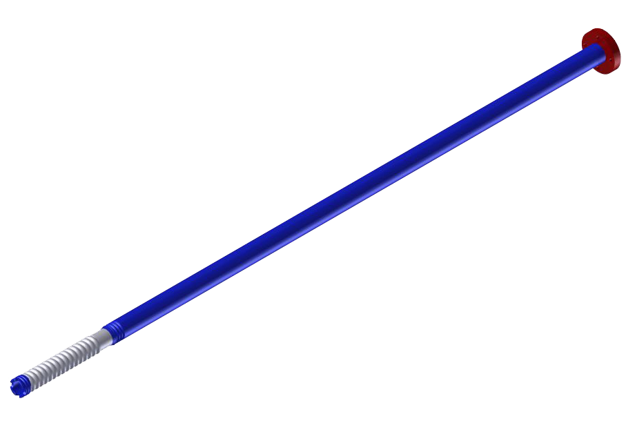 Eduction Tube – Single Flange, 3″, 116″ Length