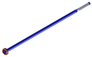 Eduction Tube – Dual Reducing Flange,  3″x 2″, 116″ Long