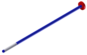 Eduction Tube – Single Flange, 4″, 103″ Length (2″ tube ID)