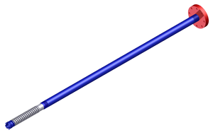 Eduction Tube – Single Flange, 6″, 103″ Length