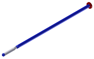 Eduction Tube – Single Flange, 3″, 110″ Length