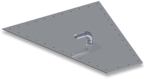 Left Hopper Plate