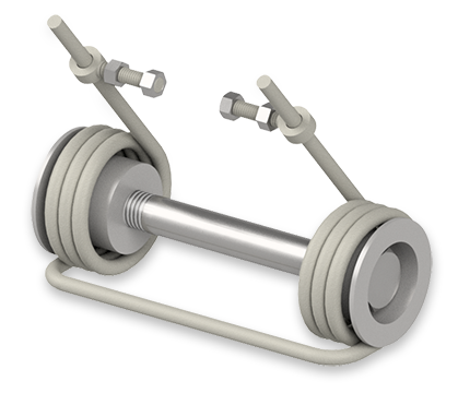 Lift Assist, fits 20 inch ARI Style Manway Cover, 5-1/2 inch wide Double Spring with 6 inch long arms