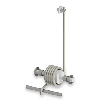 Lift Assist, fits 20 inch ARI Style Manway Cover, 8-3/4 inch wide Single Spring with 15 inch long arms